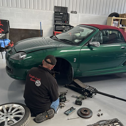 Servicing for the MGF and MG TF. 